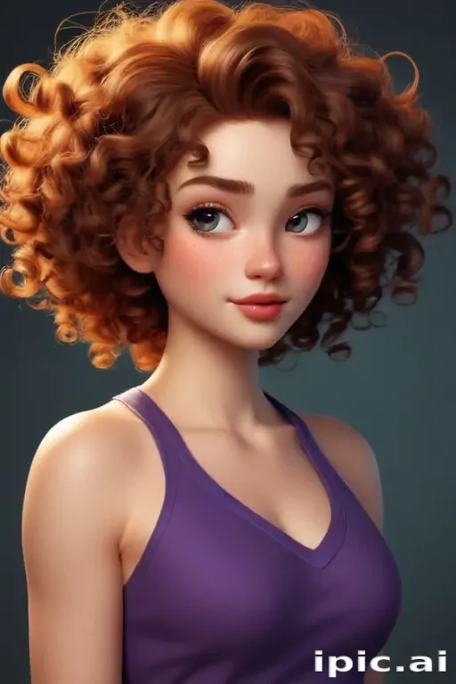 cartoon characters with curly hair