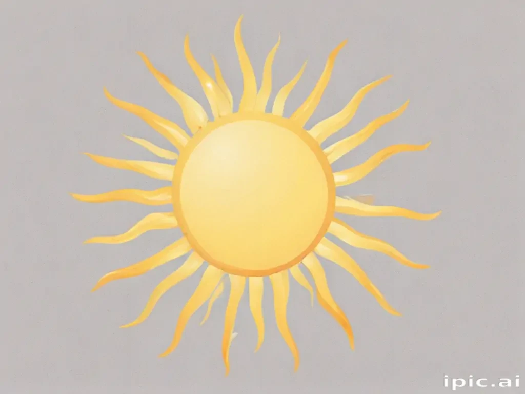 transparent background sun clipart
