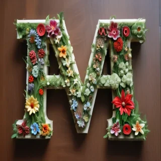 floral letters