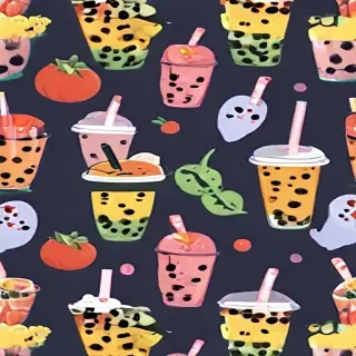 bubble tea wallpaper