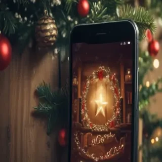 christmas phone wallpaper aesthetic
