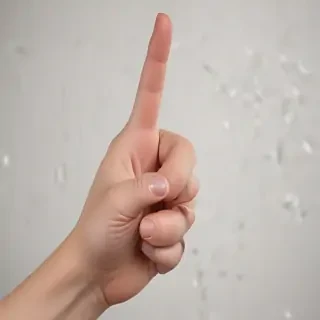 finger point png