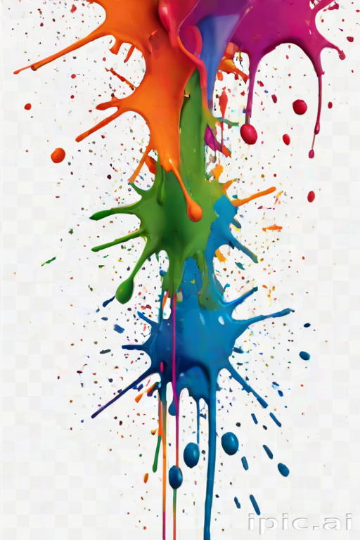 paint splatter transparent