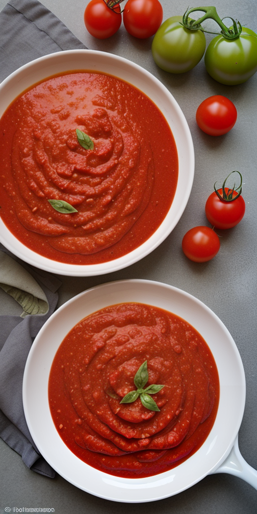 tomato sauce with cherry tomatoes