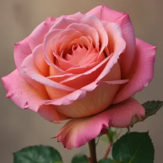 rose with background