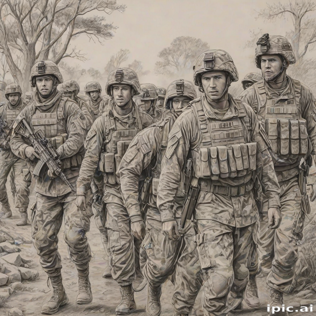army drawing