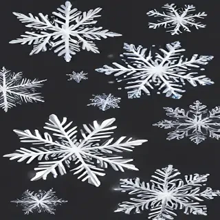 snowflakes clipart transparent background