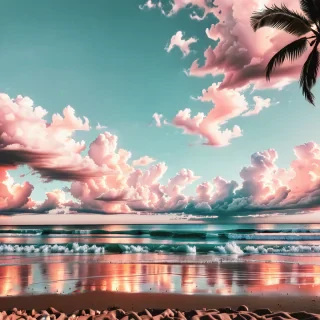 beach backgrounds aesthetic