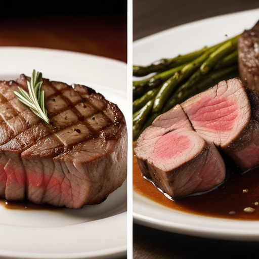 sirloin steak vs filet mignon