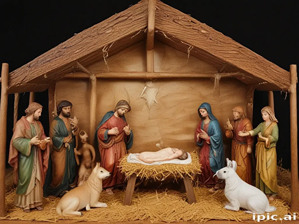 images of the manger scene