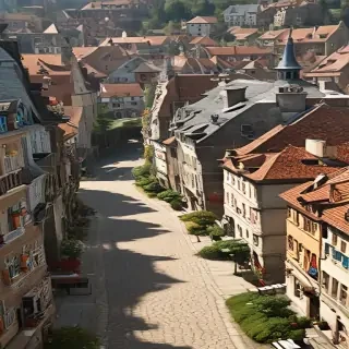 town background