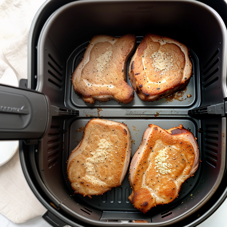 shake n bake pork chops in air fryer