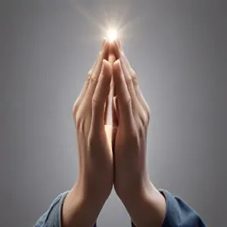 prayer hands transparent background