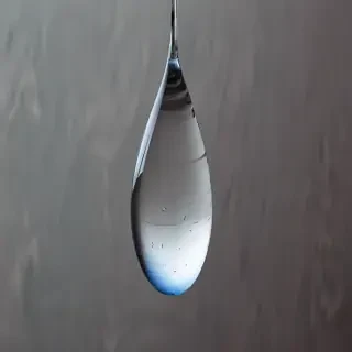 transparent water drop