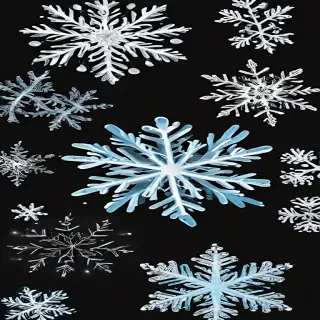 snowflakes clipart transparent background