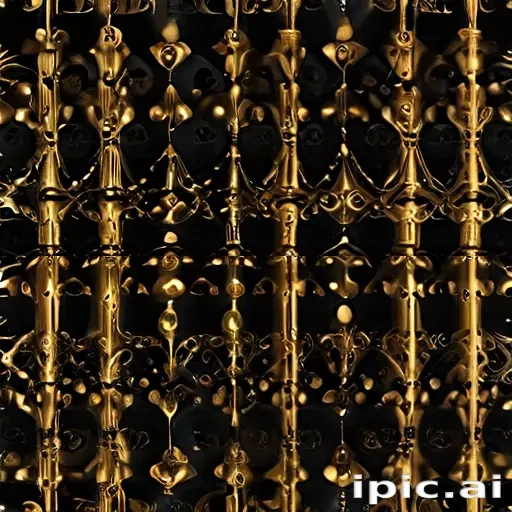 gold black background