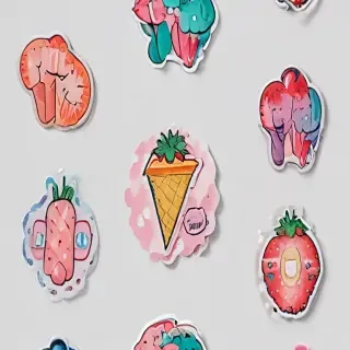 stickers png aesthetic