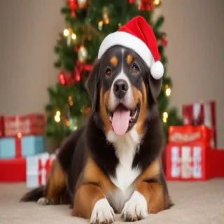 dog christmas photos