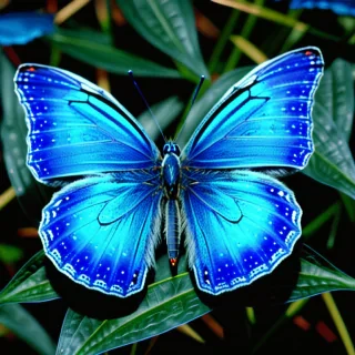 blue butterfly
