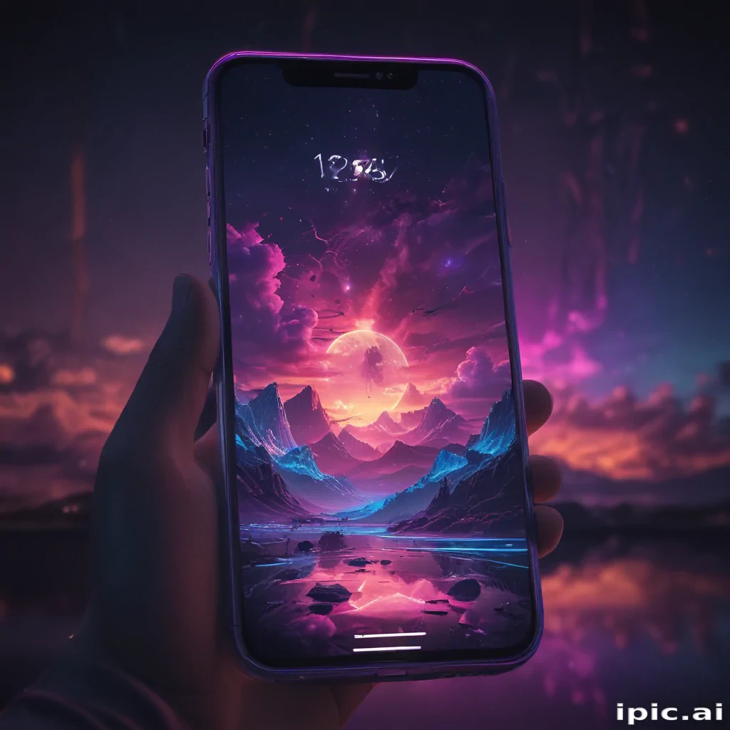 4k neon phone wallpaper