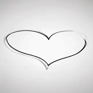 heart outline transparent