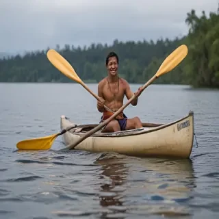 canoeing png
