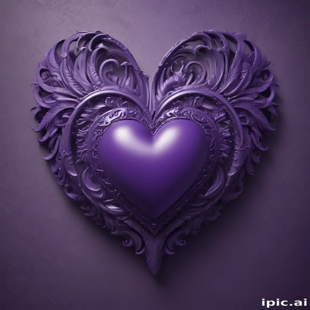 wallpaper purple heart