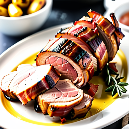 bacon wrapped pork tenderloin air fryer