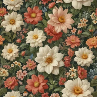 vintage flower illustration