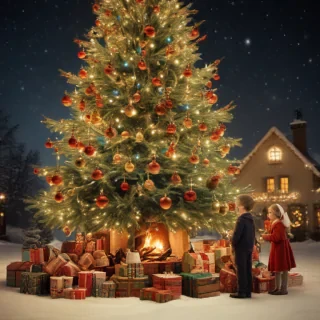 merry christmas vintage images