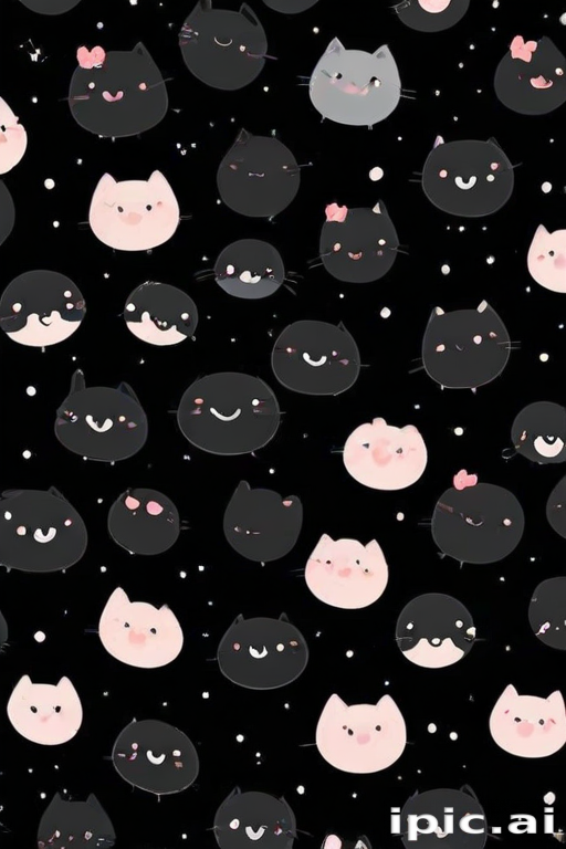 cute backgrounds black