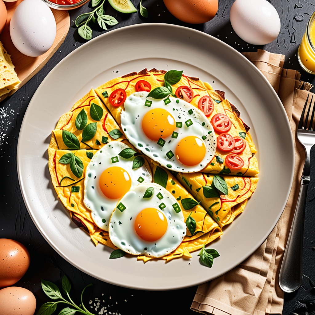 nutrition in 3 egg omelette