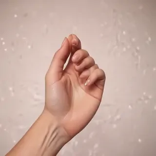 hand heart aesthetic