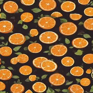 orange cute wallpaper