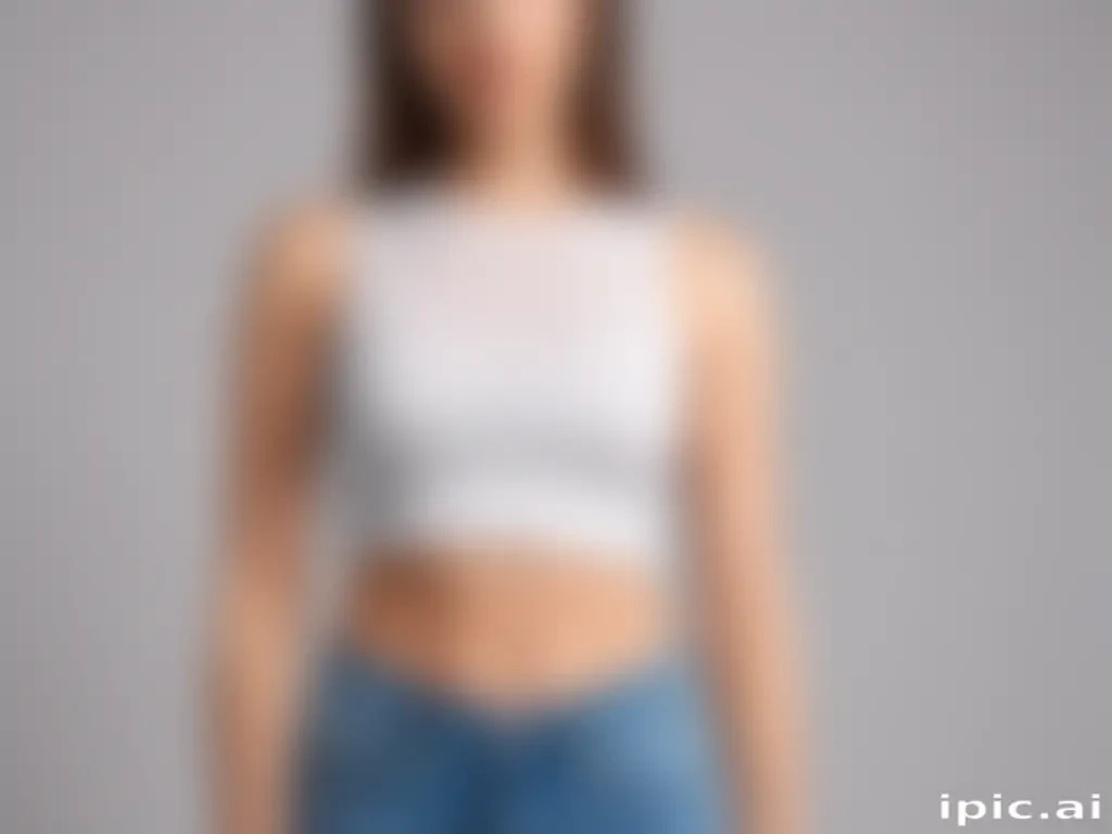 crop top mockup