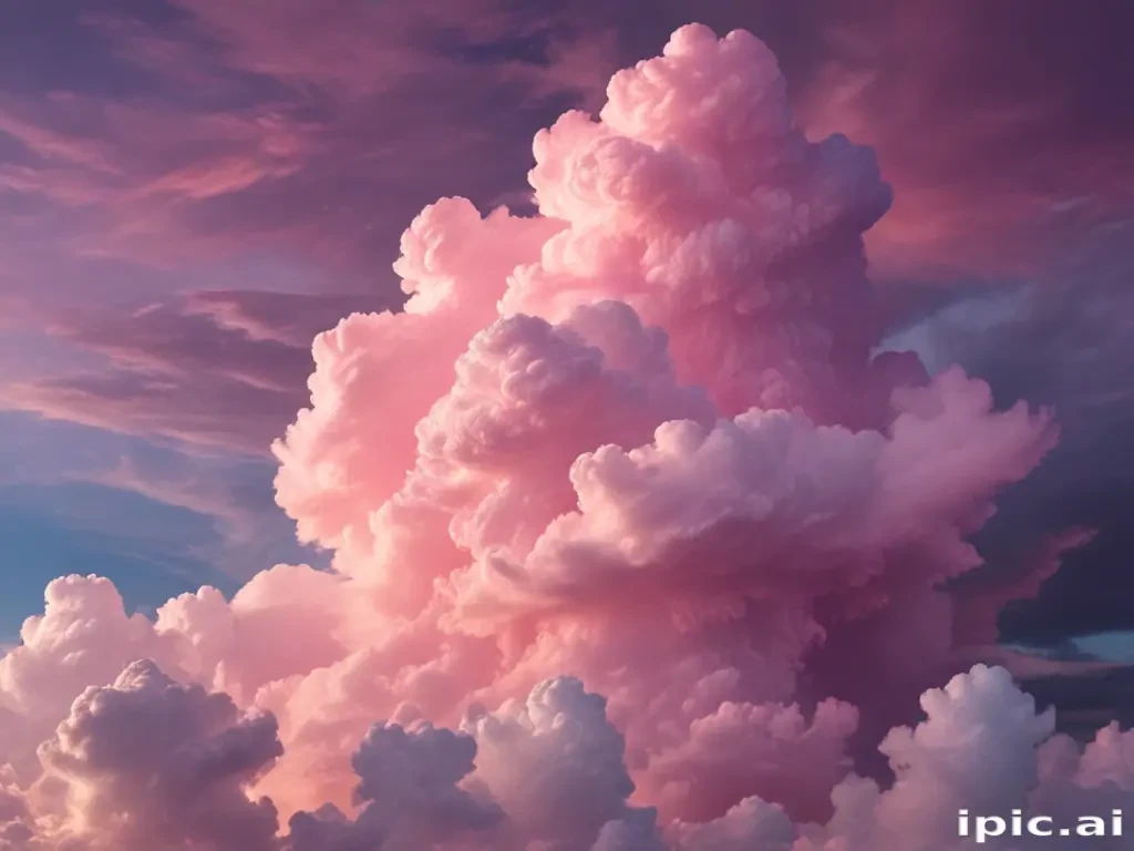 pink cloud wallpaper