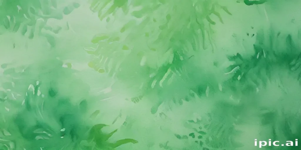 watercolor green background