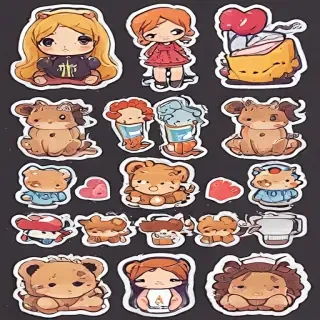 stickers clipart