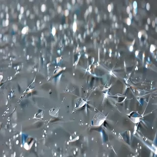 sparkling transparent