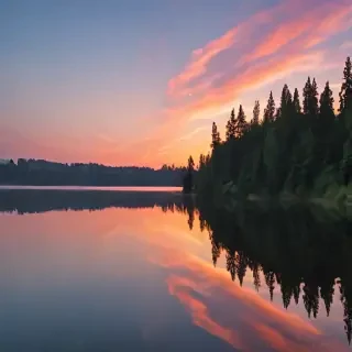 background lake