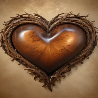brown heart