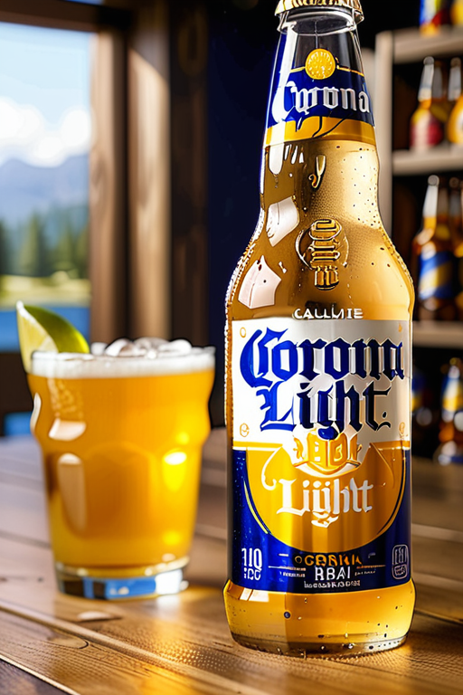 how many calories in corona light