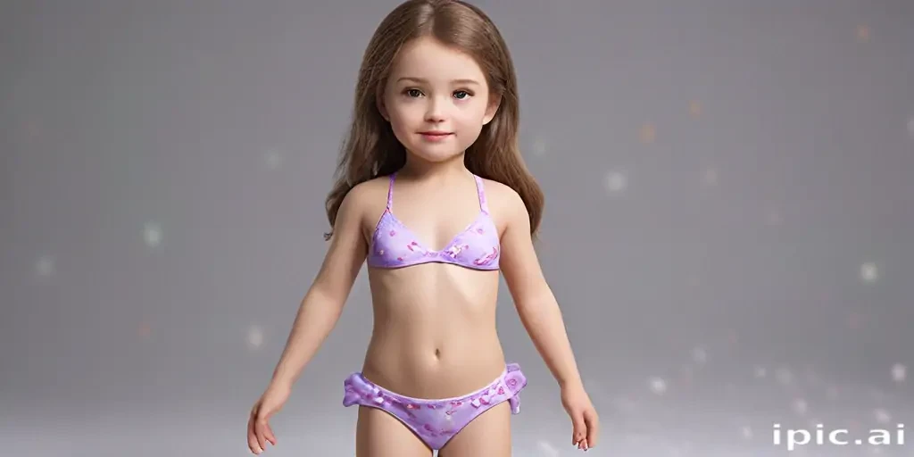 little girl in bikini ai