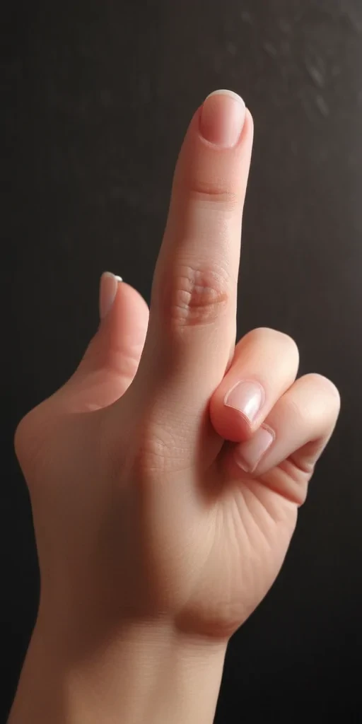 middle finger background