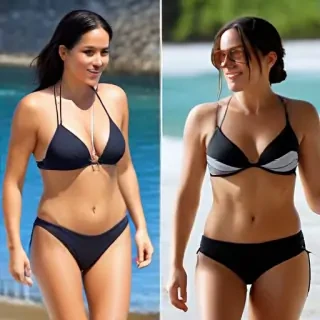 meghan markle in bikini