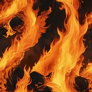 background on fire