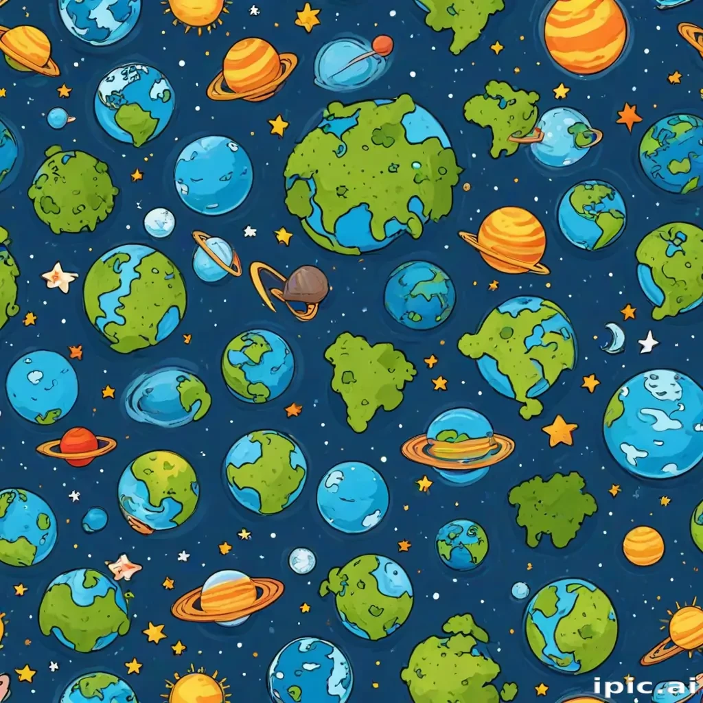 cartoon picture planet earth