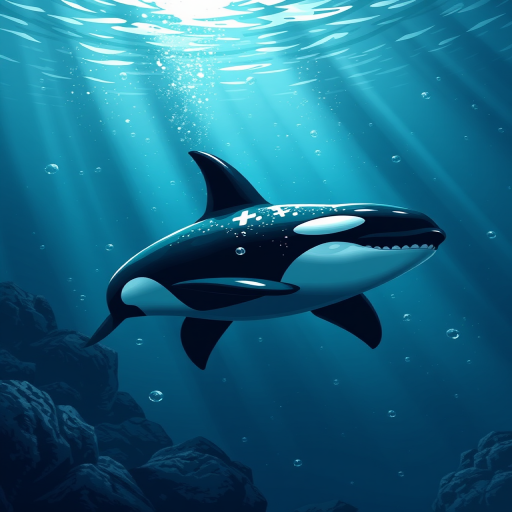 wallpaper orca