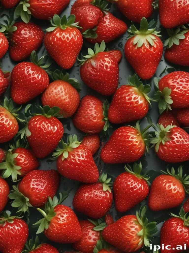strawberry background aesthetic
