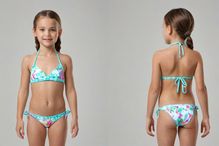 ai little girl bikini